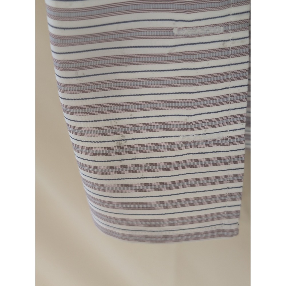 Tom James Custom Tailored Striped Long Sleeve Dress Shirt 16.5 /‎ 39 - Picture 5 of 8